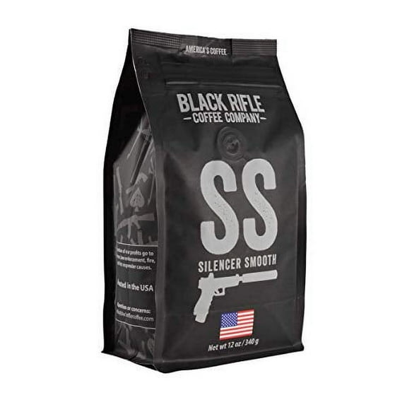 Black Rifle Coffee Ground (Silencer Smooth (Light Roast), 12 Ounce)