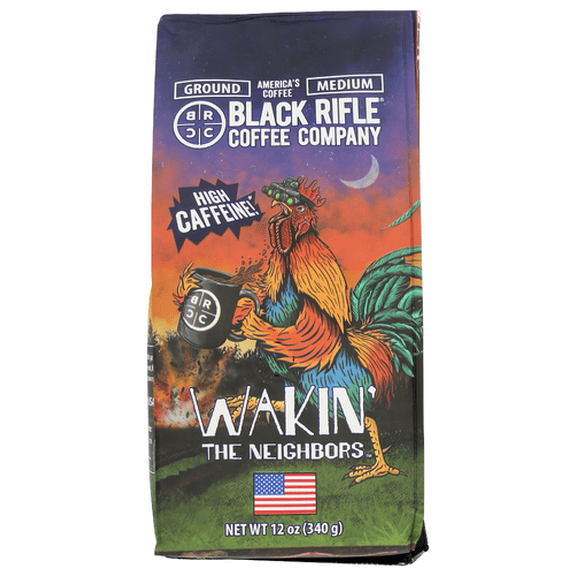 Black Rifle Coffee Ground Wakin' Neighbors 12 oz (Pack of 6)