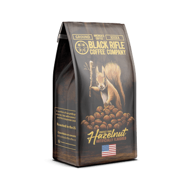 Black Rifle Coffee Hazelnut, Medium Roast, Ground Coffee, 11oz