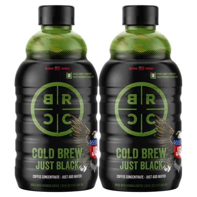 (2 pack) Black Rifle Coffee Company Just Black Cold Brew Coffee, Multi