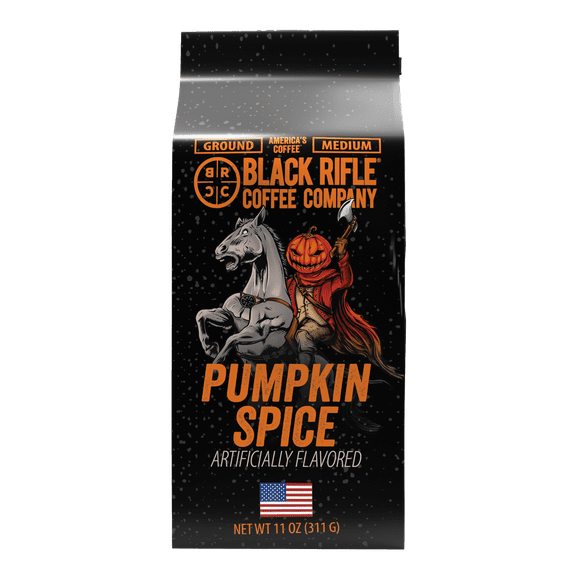 Black Rifle Coffee Pumpkin Spice, Medium Roast, Ground Coffee, 11oz