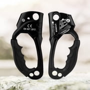 Black Right Hand Ascender   Tree Climbing & Arborist Gear, 8-13mm Rope Clamp with Ergonomic Grip for Rappelling