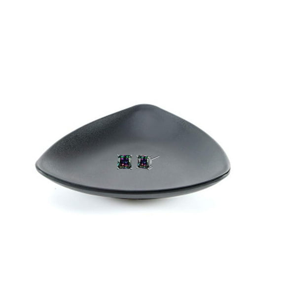 Black Ring Dish Centerpiece Jewelry Tray Key Tray Organizer for entryway, Dresser Decor Key Dish Jewelry Bowl Decorative Dish (Triangle)