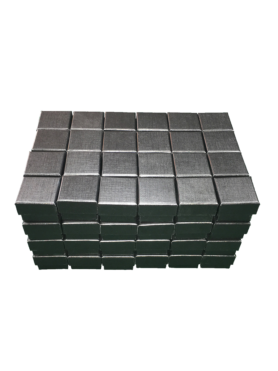 Black Ring Gift Box with Foam and Velvet Insert Wholesale Pack of (96)