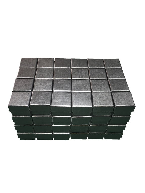 Black Ring Gift Box with Foam and Velvet Insert Wholesale Pack of (96)
