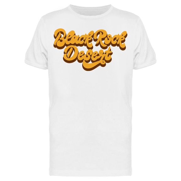 Black Rock Desert T-Shirt Men -Image by Shutterstock, Male x-Large