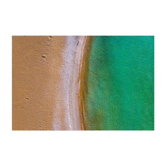 Black Rock Drone - Black Rock Victoria Australia Photography Beach Coast Ocean Seascape Abstract Waves Unframed Wall Art Print 4 x 6 inches