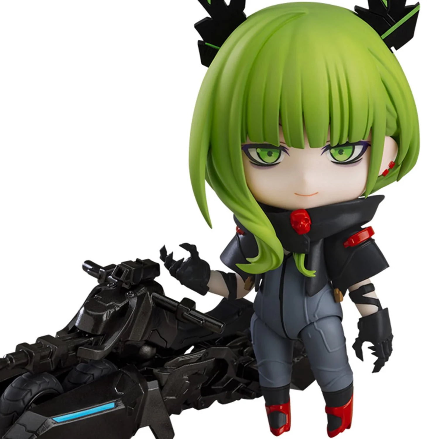 Dead Master Nendoroid Figure - Black Rock Shooter Rival With Death Scythe & Skulls