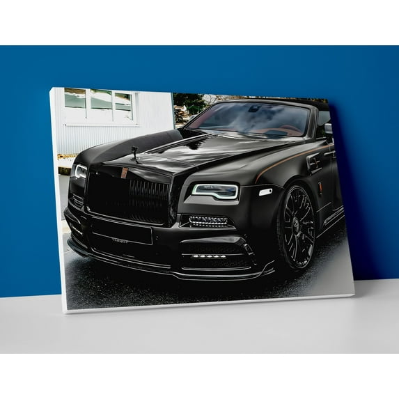 Black Rolls Royce Dawn Poster or Canvas Wall Art