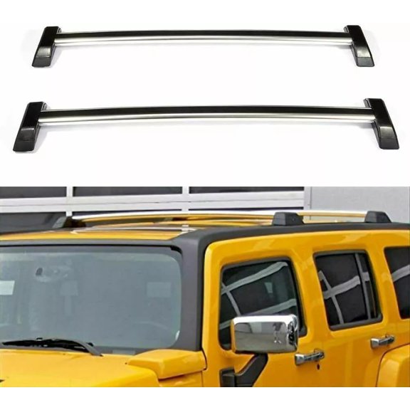 Black Roof Rack Cross Bars Lock Key Compatible with 2006-2010 Hummer H3 H3T
