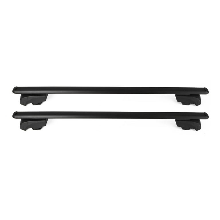 Black Roof Rail Rack Cross Bar Alu. 2Pcs Fits Mitsubishi Eclipse