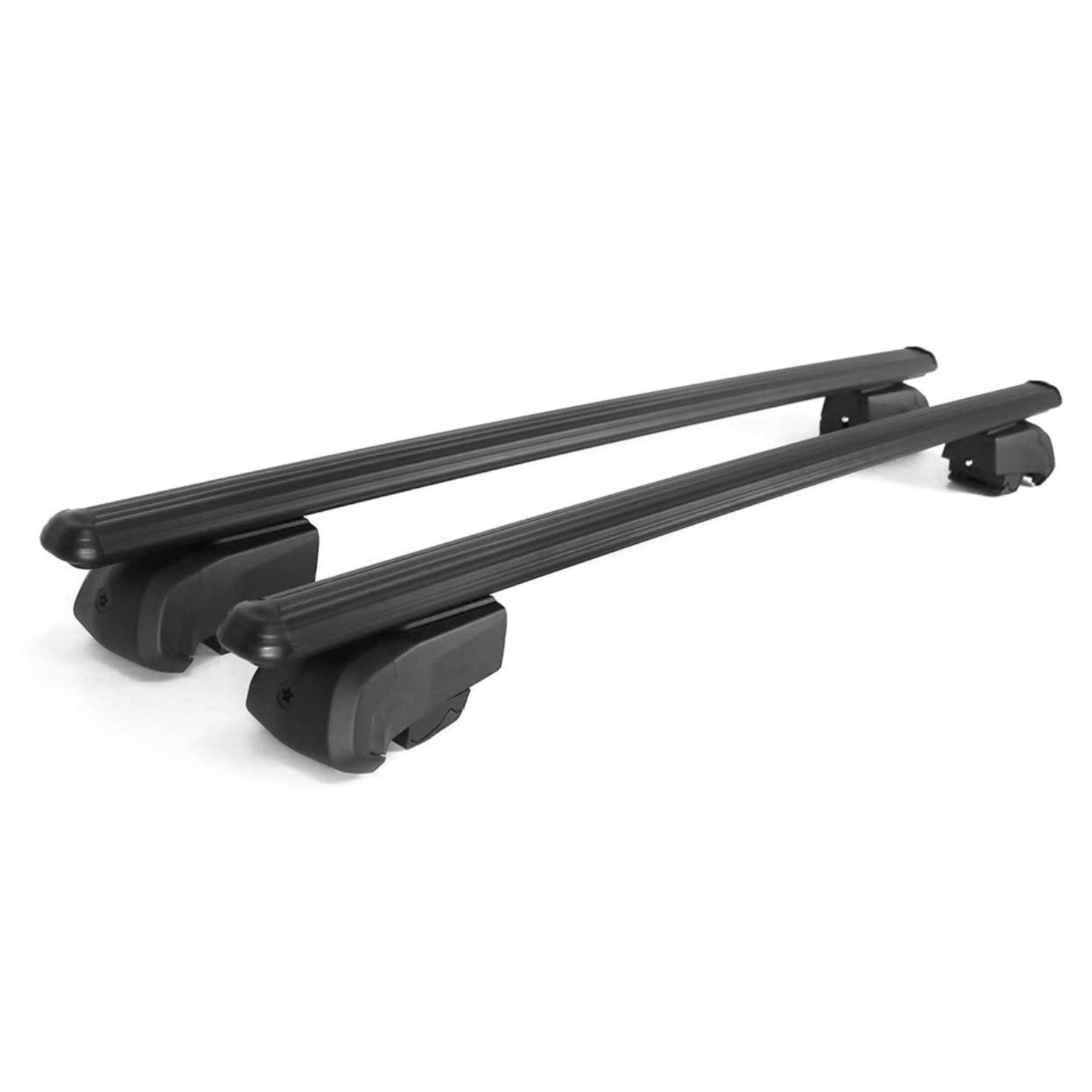 Black Roof Rail Rack Cross Bar Alu. Luggage Carrier Fits Kia Telluride