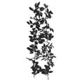 thumbnail image 1 of Black Rose Garland 69 Inch Artificial Rose Vine with Berries, Halloween Thanksgiving Fall Decor, Flexible Floral Garland for Home Wedding Party Wall Window Indoor Outdoor Decoration, 1 of 4