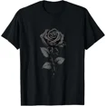thumbnail image 1 of Black Rose Graphic T-Shirt, 1 of 2
