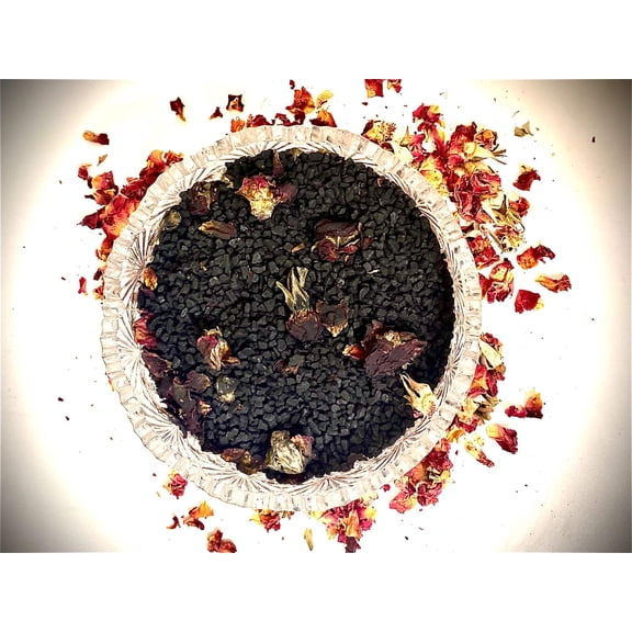 Black Rose Lava - Hawaiian Sea Salt Bath - Activated Charcoal, Hiwa Kai Hawaiian Sea Salt, Sweet Orange Essential Oil