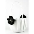thumbnail image 1 of Black Rose Wedding Flowergirl Basket, 1 of 1