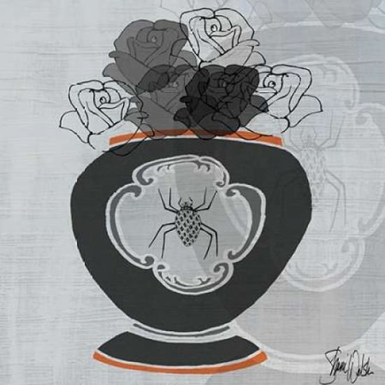 Black Roses II Canvas Art - Shanni Welsh (24 x 24)