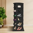thumbnail image 1 of Black Rotating Shoe Rack, Free Standing Shoe Rack, Shoe Organizer 6 Tiers Accommodate Up to 24 Pairs Of Shoes, 1 of 18