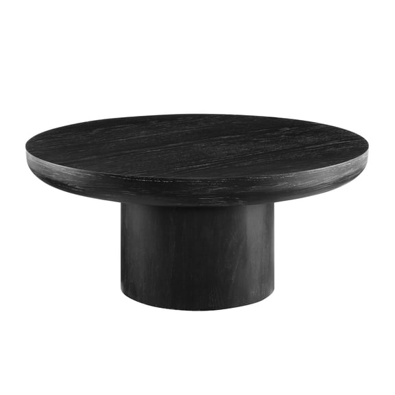 Black Round - Sturdy Construction - Office or Home - Comfortable Relaxing Spot