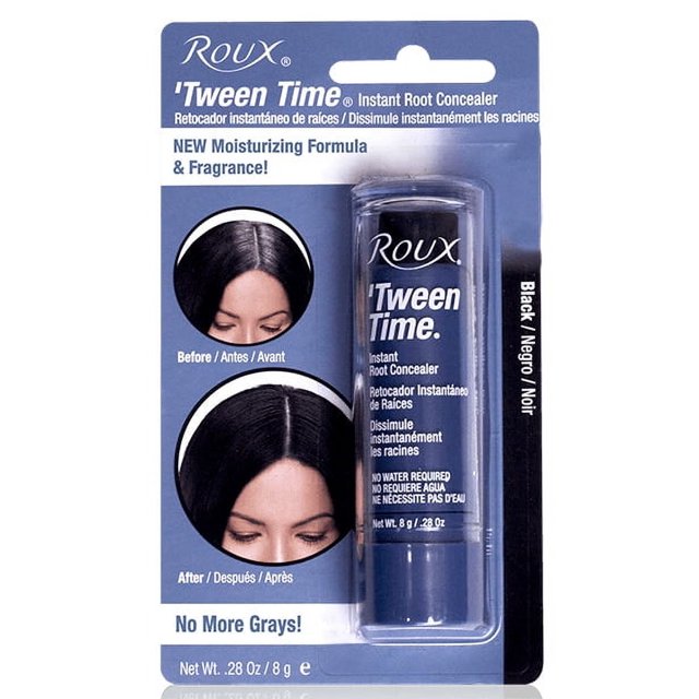 Black , Roux Tween Time instant haircolor touchup stick , Hair Scalp
