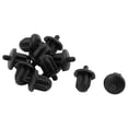 thumbnail image 1 of Black Rubber 6.35mm Audio Jack PC DVD Microphone Socket Dust Cover 10PCS, 1 of 8