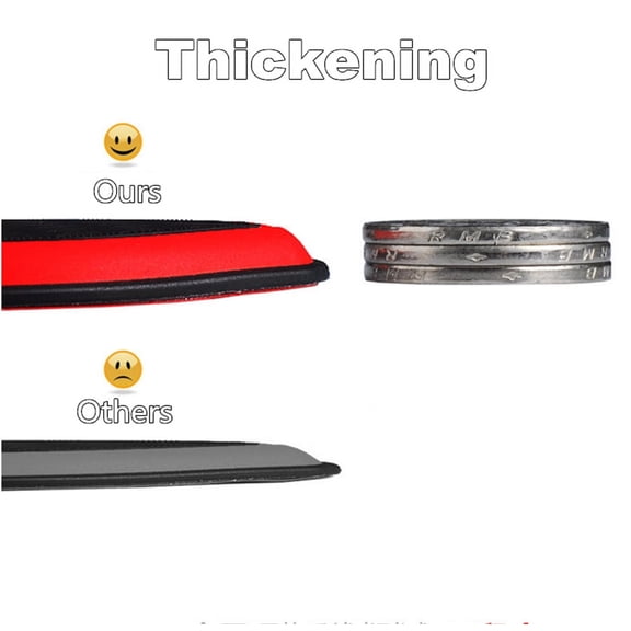 Black Rubber Carbon Car Door Scuff Sill Cover Plate Panel Step Protector Sticker
