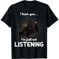 thumbnail image 1 of Black Russian Terrier Dog I Hear You Not Listening T-Shirt, 1 of 5