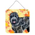 thumbnail image 1 of Black Russian Terrier Fall Wall or Door Hanging Prints, 6 x 6 in., 1 of 1