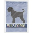 thumbnail image 1 of Black Russian Terrier Welcome Flag Garden, 1 of 1