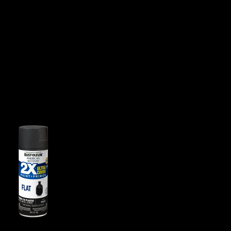 Rust-oleum Ultra Cover 2x Matte Spray Black : Target