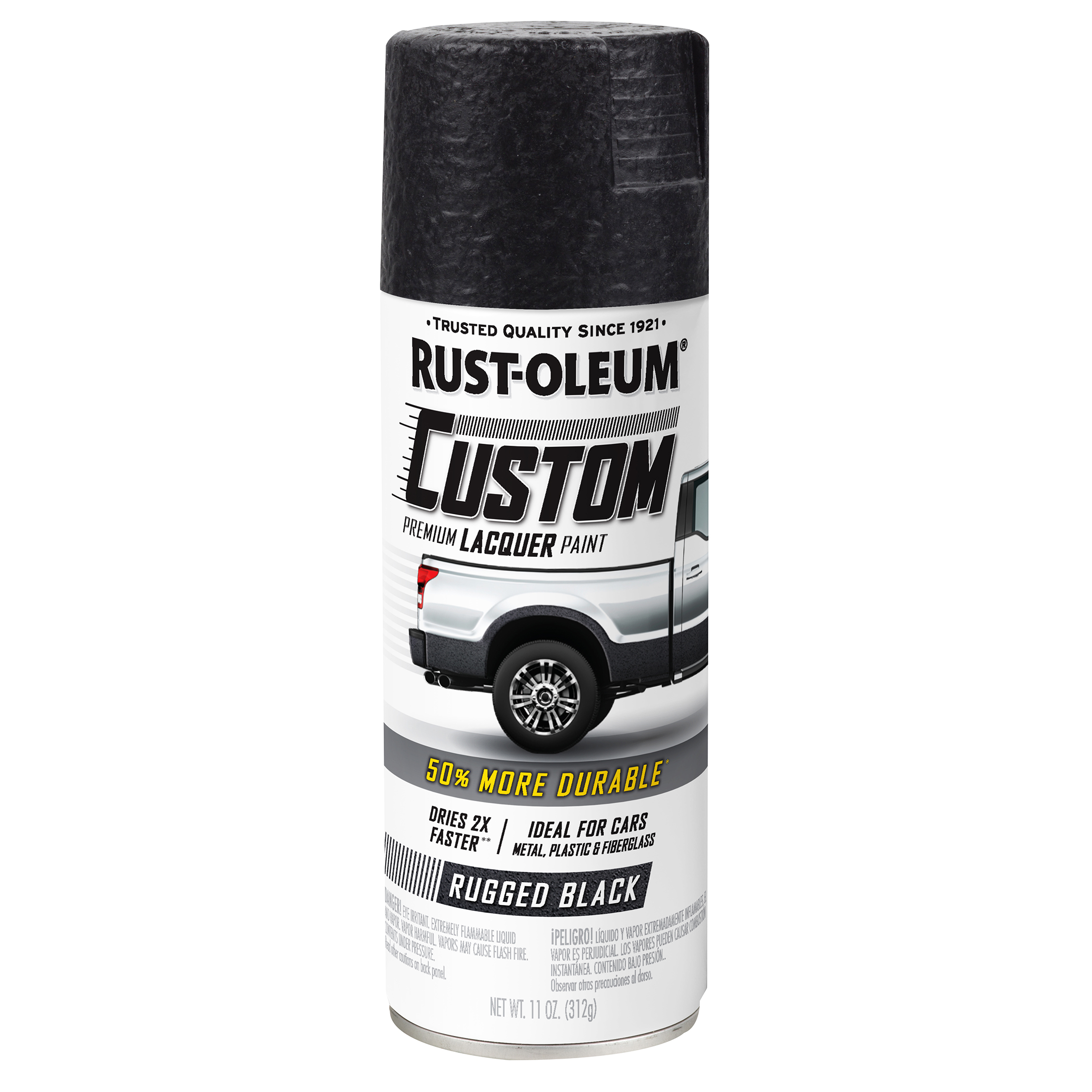 Black, Rust-Oleum Automotive Custom Matte Spray Paint-323350, 11 oz ...