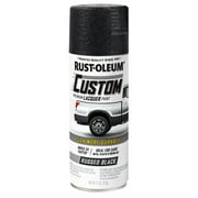 Black, Rust-Oleum Automotive Custom Matte Spray Paint-323350, 11 oz