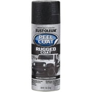 Black, Rust-Oleum Automotive Peel Coat Rugged Spray Paint, 11 Oz