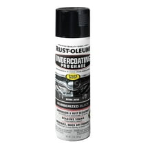 Black, Rust-Oleum Automotive Rubberized Undercoating Matte Spray paint-248656, 15 oz