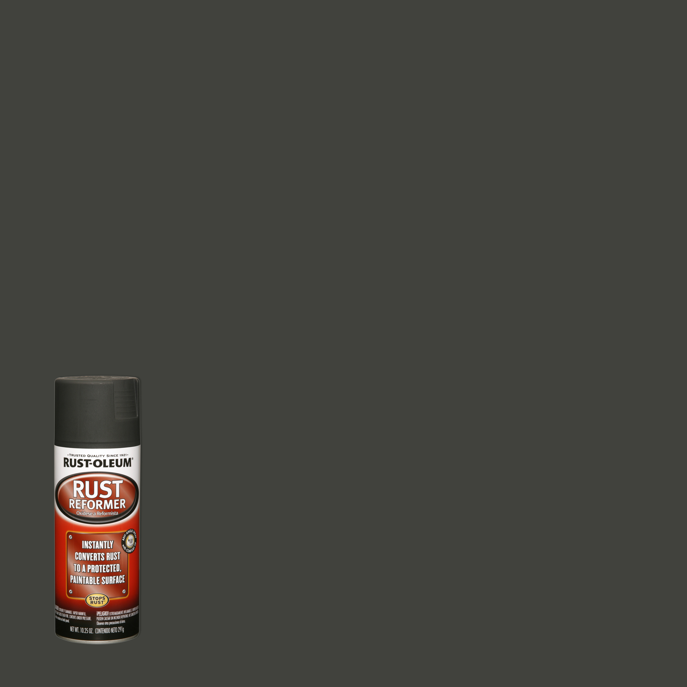Black, Rust-Oleum Automotive Rust Reformer Flat Spray Paint-248658, 10.25 oz - image 1 of 9