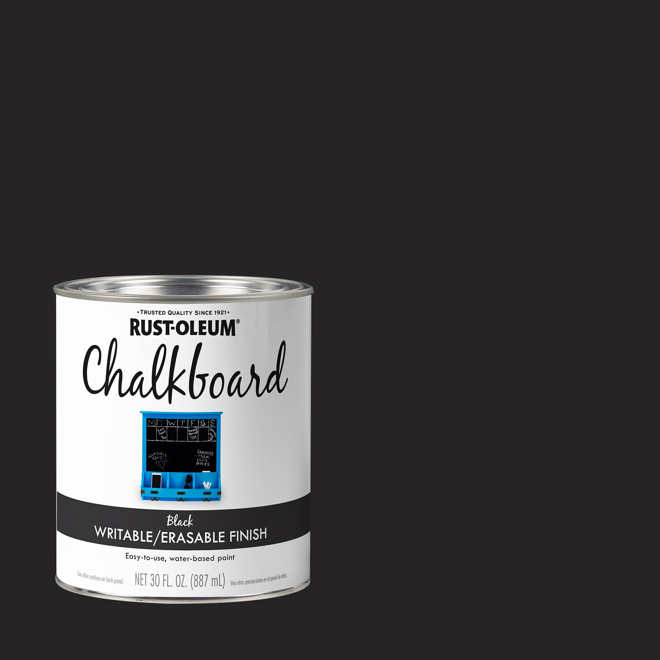 Black, RustOleum Matte Specialty Chalkboard Paint32 oz 4 Pack