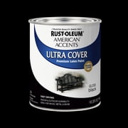 Black, Rust-Oleum Painters Touch Ultra Cover Gloss Premium Latex Paint-276166, Quart