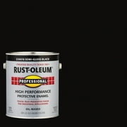 2 Pack, Black, Rust-Oleum Professional High Performance Semi-Gloss Protective Enamel Paint- Gallon