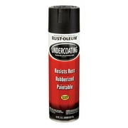 Black, Rust-Oleum Rubberized Undercoating Spray Paint-248657 Pack of 6
