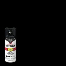Black, Rust-Oleum Stops Rust Custom Sprays 5 in 1 Gloss Spray Paint- 12 oz, 376884