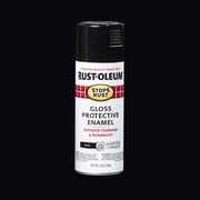 Black, Rust-Oleum Stops Rust Protective Enamel Gloss Spray Paint-7779830, 12 oz