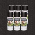 thumbnail image 1 of Black, Rust-Oleum Stops Rust Hammered Protective Enamel Spray Paint, 12 oz, 6 Pack, 1 of 11