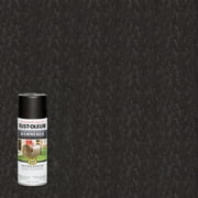 Black, Rust-Oleum Stops Rust Hammered Spray Paint-7215830, 12 oz