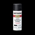 thumbnail image 1 of Black, Rust-Oleum Stops Rust Satin Protective Enamel Spray Paint-7777830, 12 oz, 1 of 11
