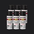 thumbnail image 1 of Black, Rust-Oleum Stops Rust Semi-Gloss Protective Enamel Spray Paint, 12 oz, 6 Pack, 1 of 13