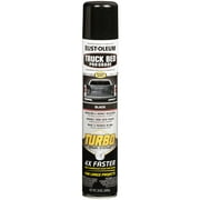 Rust-Oleum Stops Rust Turbo Automotive Flat Textured Truck Bed Spray Paint, Black, 24 oz