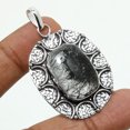 thumbnail image 1 of Black Rutile Gemstone Handmade Fashion Ethnic Gifted Pendant Jewelry 2" SA 6617, 1 of 2