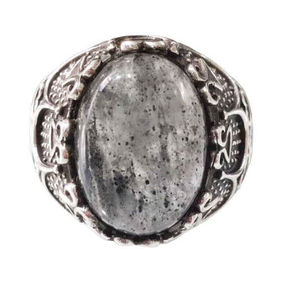 Black Rutile Mans Ring, Natural Black Rutilated Quartz, Quartz Silver Jewelry, 925 Silver Ring, Gift, Heavy Mens Ring, Arabic Design, Ottoman Style Ring, Christmas, Turkey Mens Signet Ring
