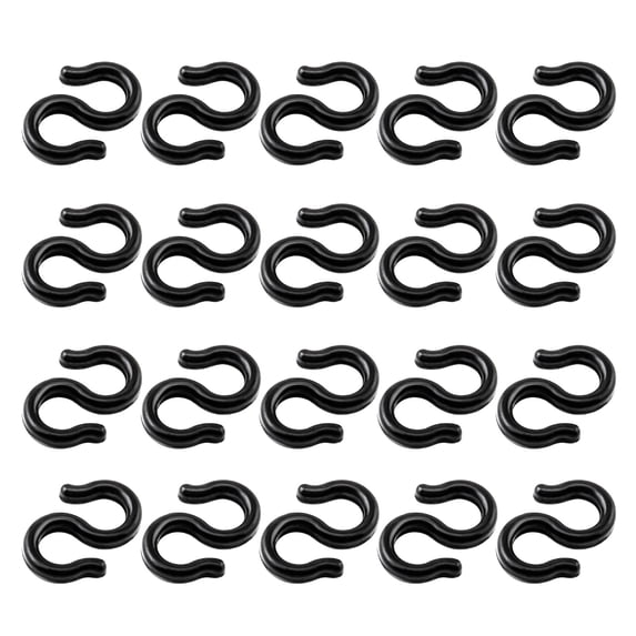 Black S-Hook Clip Hook Shifts Cable Brake Gear Cable Housing Fixing Holder Guide