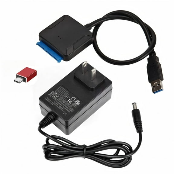 SATA to USB A Cable Electronic End Connection USB 3.0 to SATA Cable,USB-C/USB 3.0 Red